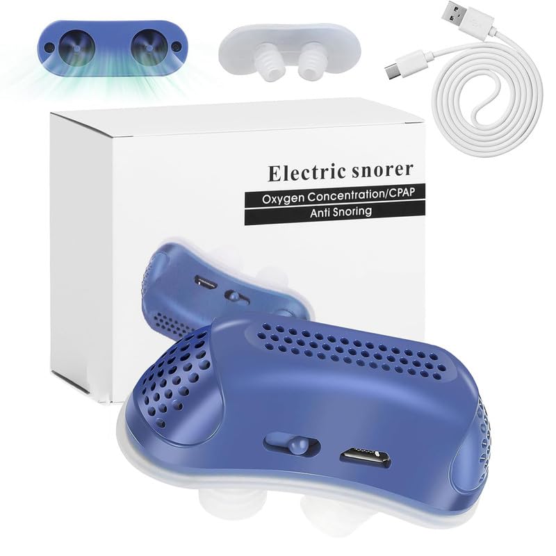 Anti Snoring Devices, Automatic Nasal Dilator Nose Vents Plugs Provide The Effective Snoring Solution to Stop Snoring, Snoring Solution for Men and Women, Suitable for All Nose Shapes(Blue)