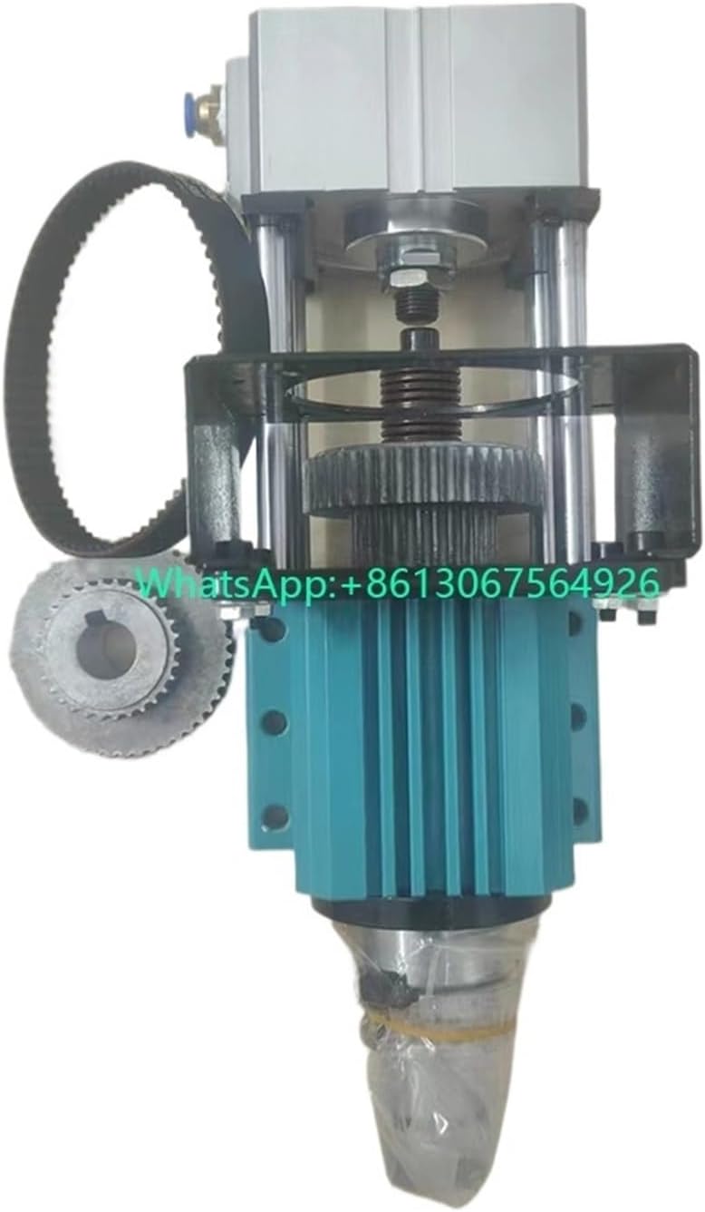 Spindle BT30 unpowered spindle, Synchronous wheel mechanical support ATC,is a very cost-effective roughing(Blue with bracket)