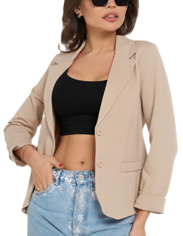 Ballandoro Blazer Donna Elegante Corto - Giacca...