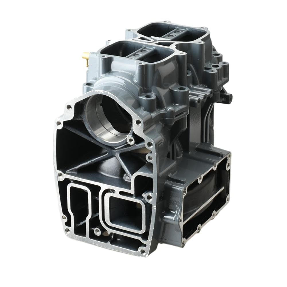 Conjunto de cárter y cilindro para motor fueraborda 2T E40X 40CV compatible con HDX 66T-15100 66T-15100-00 66T-15100-02-1S