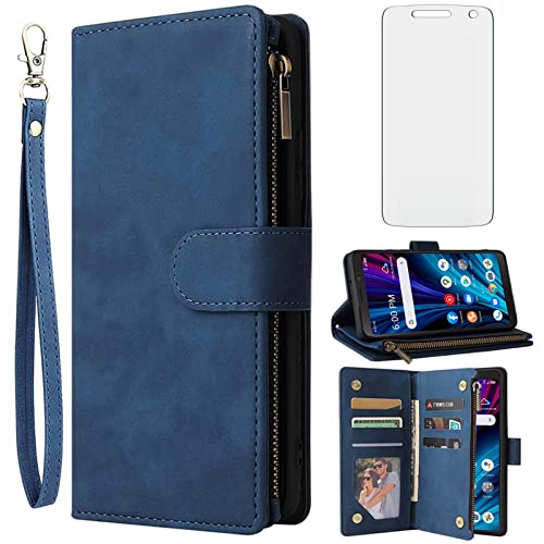 Asuwish Alcatel TCL A3X A600DL�Ή� �E�H���b�g�P�[�X �����K���X�X�N���[���v���e�N�^�[ ���U�[�t���b�v�J�o�[�J�[�h�z���_�[ �g�ѓd�b�A�N�Z�T���[ �d�b�P�[�X TCLA3X TLC AX3 600DL 6�C���` ���f�B�[�X �u��