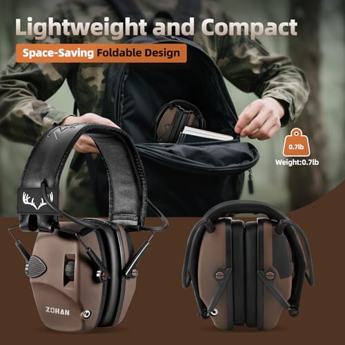Image of ZOHAN EM054 Electronic Shooting Ear Protection