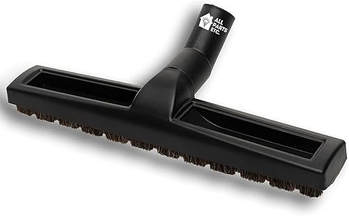 ALL PARTS ETC. Accesorio para cepillo de piso al vacío, cepillo de 14 pulgadas para accesorios de aspiradora de 1.25 pulgadas con dos adaptadores