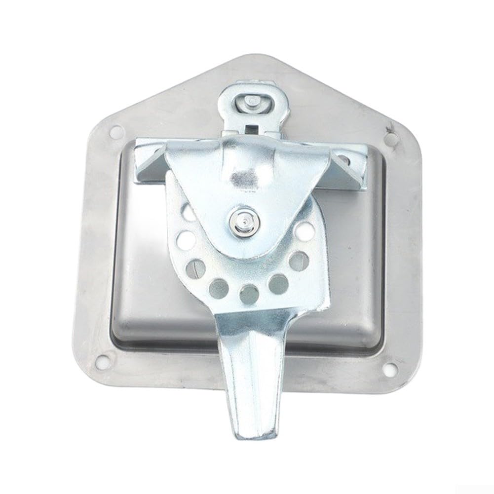 Loquet de boîte pliable inox 304 serrure clé étanche pour porte remorque caravane camping-car