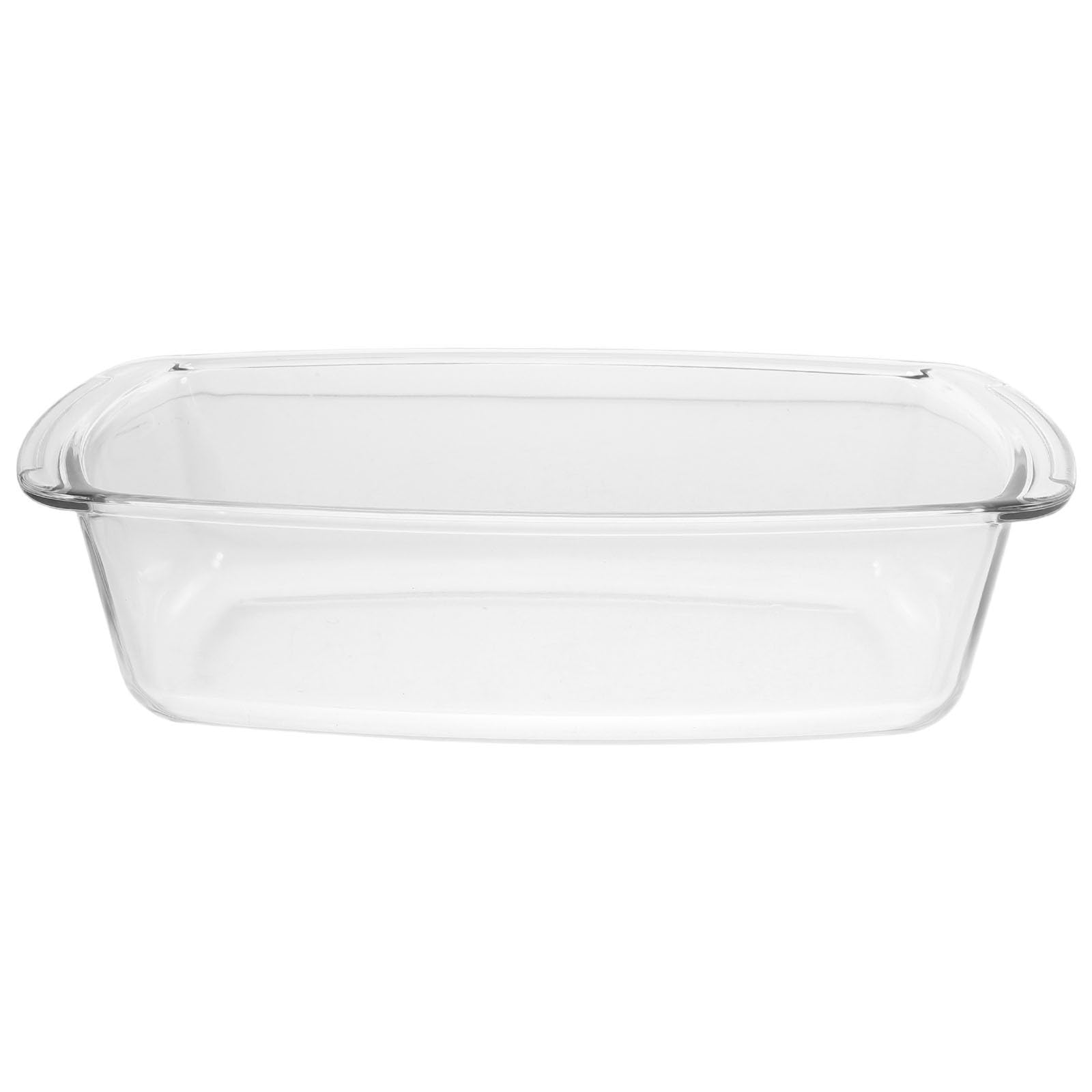 Plat rectangulaire en verre 1,8 L à chauffage uniforme et haute résistance