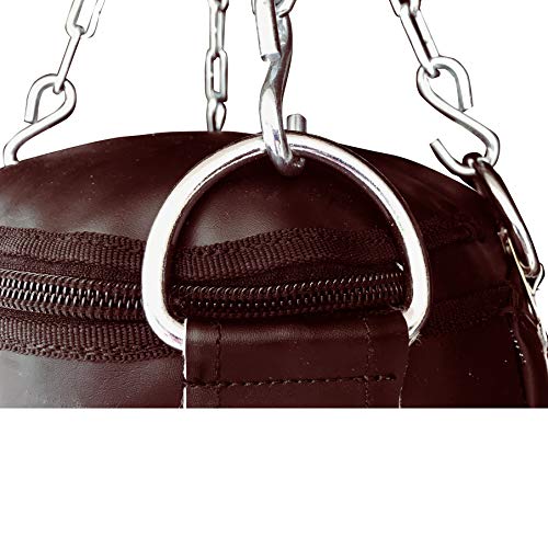 Image of Kobo BX-PB-01 P.U Leather Punching Bag Filled for Boxing, MMA, Gym, Muay Thai Martial Arts, Kick Boxing Professional Quality Heavy Duty, 3 1 /2 Feet (Dark Brown)
