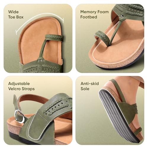Image of Frido Puneri Chappal for Women | Ergonomic Traditional Indian Leather Chappal with Memory Foam, Wide Toe Box & Zero Drop Design | Adjustable Ethnic Footwear
