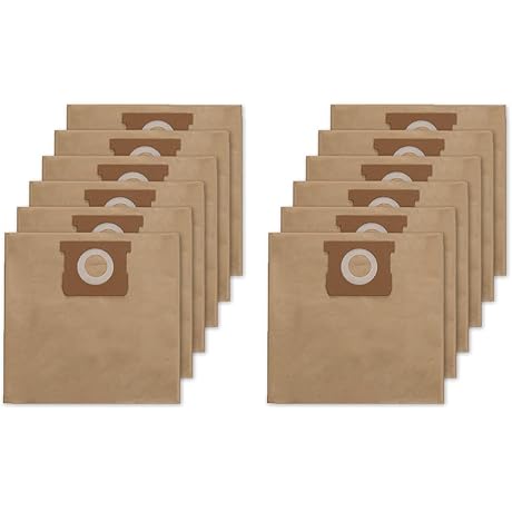 12-Pack of Unbeatable 19-3100 Shop-Vac Bags for Stanley Wet or Dry Vacuums