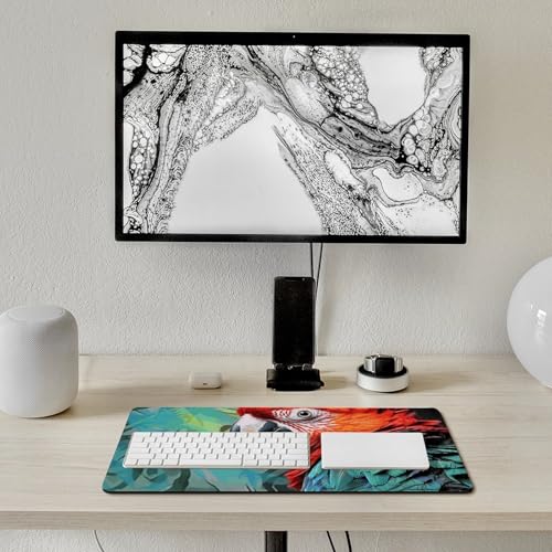 Colorful Parrot Desk Pad Large Protector de Escritorio miniatura 7