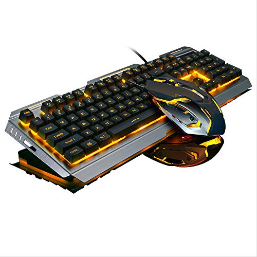 Clavier de jeu mécanique avec souris à effet lumineux pour une immersion totale