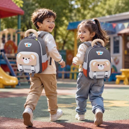 Image of Storite Kids Backpack for Boys & Girls 8L (3-6 Years) | Cute Crab Design Lightweight Toddler School Bag | Nursery & Preschool Cartoon Backpack with Front Pocket
