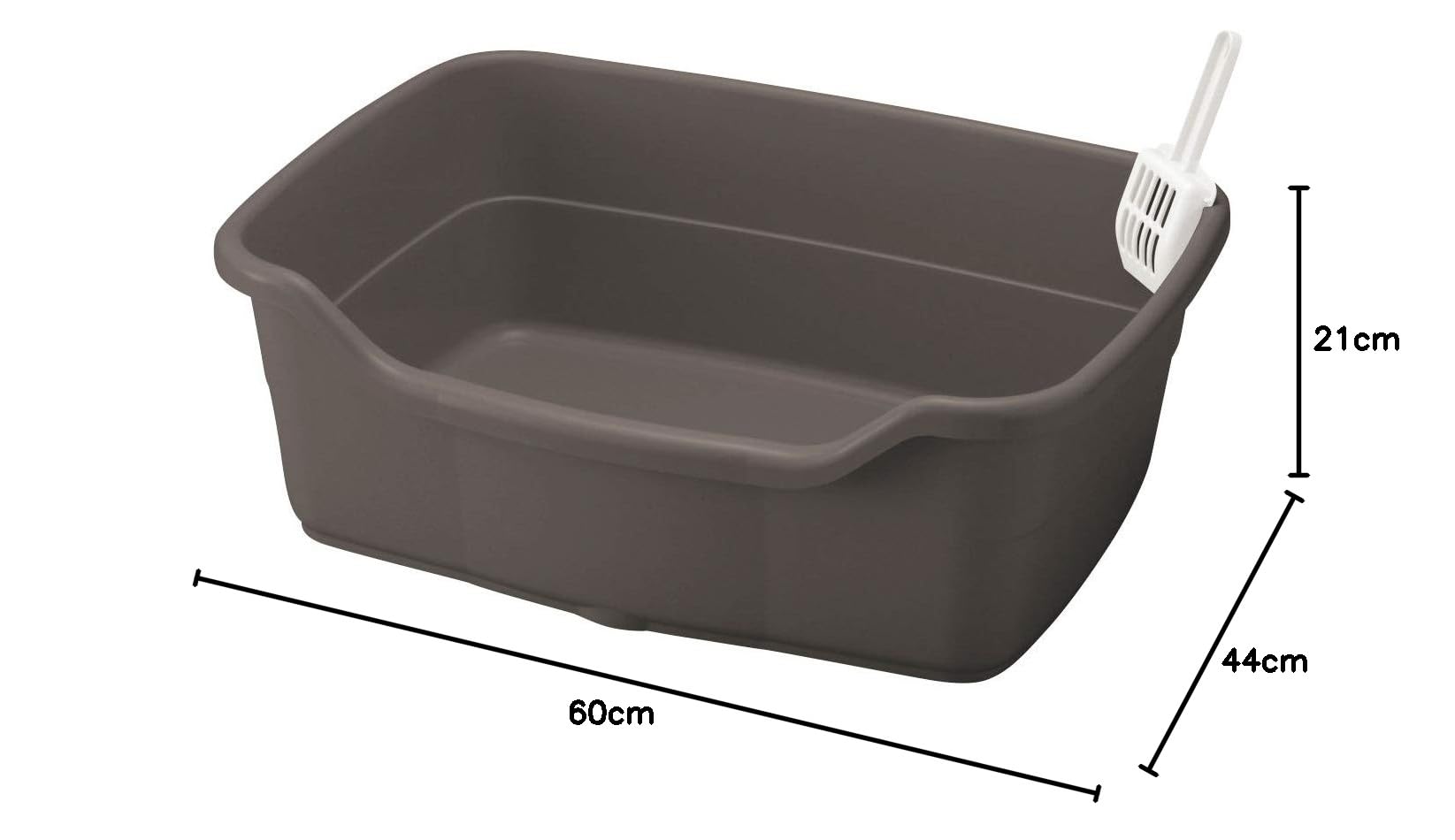 Amazon | リッチェル ラプレネコトイレ深型60 ダークグレー