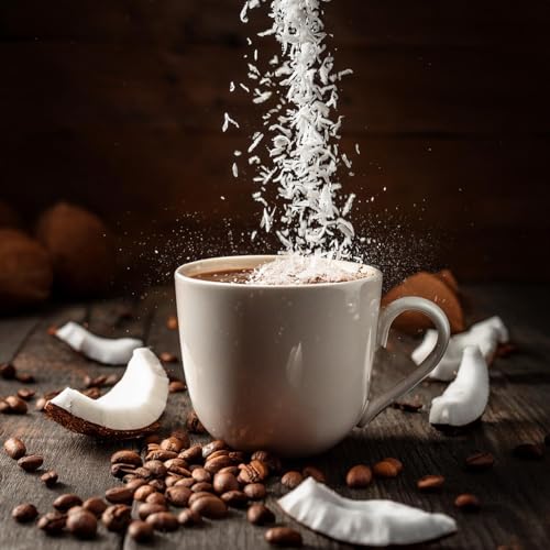 Image of Fresh Roasted Coffee, Decaf Coconut Flavored Drip Ground Coffee, Medium Roast, Kosher, 12 oz