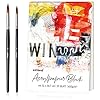 int!rend Premium Acryl Papier, 400 g, DIN A4 Block, 25 Blatt, Weiß, kopfseitig geleimt, Acrylic Paint Pad, Zeichenpapier…