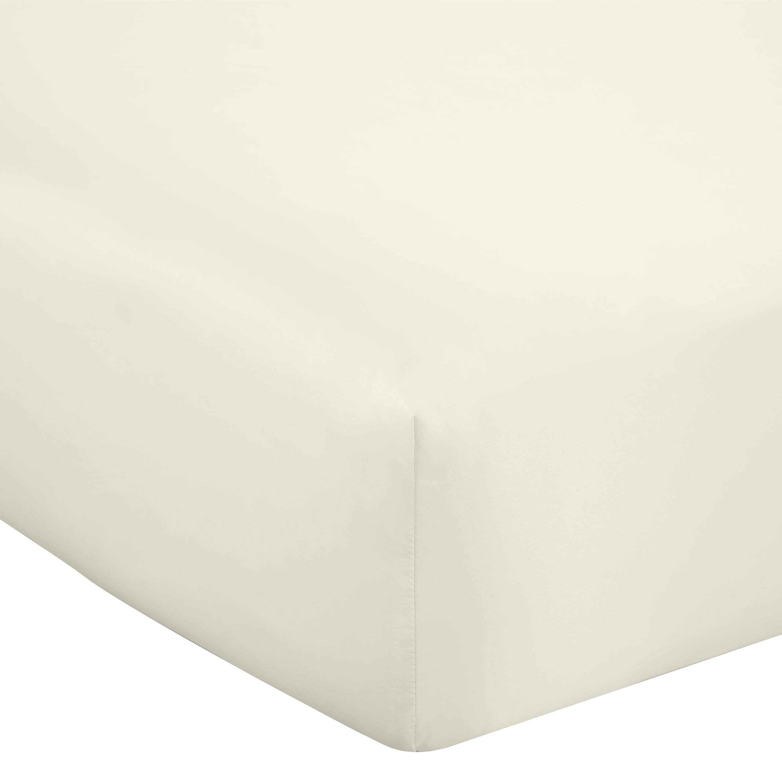 Catherine Lansfield Silky Soft Satin Super King Fitted Sheet Champagne Gold - Image 2