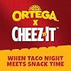 Ortega Cheez-It Flavored Taco Shells, Hard Taco Shells Made With Cheez-It Flavor, 10 Count, 4.6 Ounce