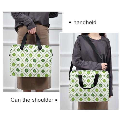 Bolsa para laptop ALAZA Clover Grid 13-15.6 pulg. miniatura 2