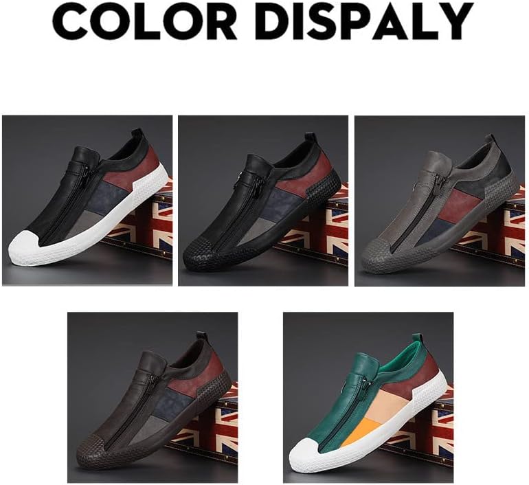 AngryMonkey Men's Low Top Hopomart Sport Shoes,Non-Slip Good Arch Lightweight Breathable Travel Casual Walking Shoe - Image 4