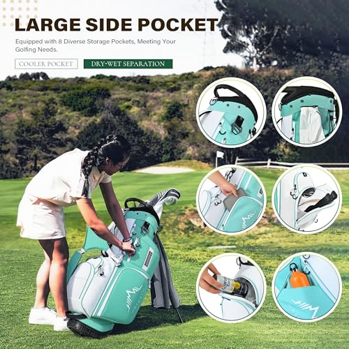 uniHimal 7-Way Lightweight Golf Stand Bag