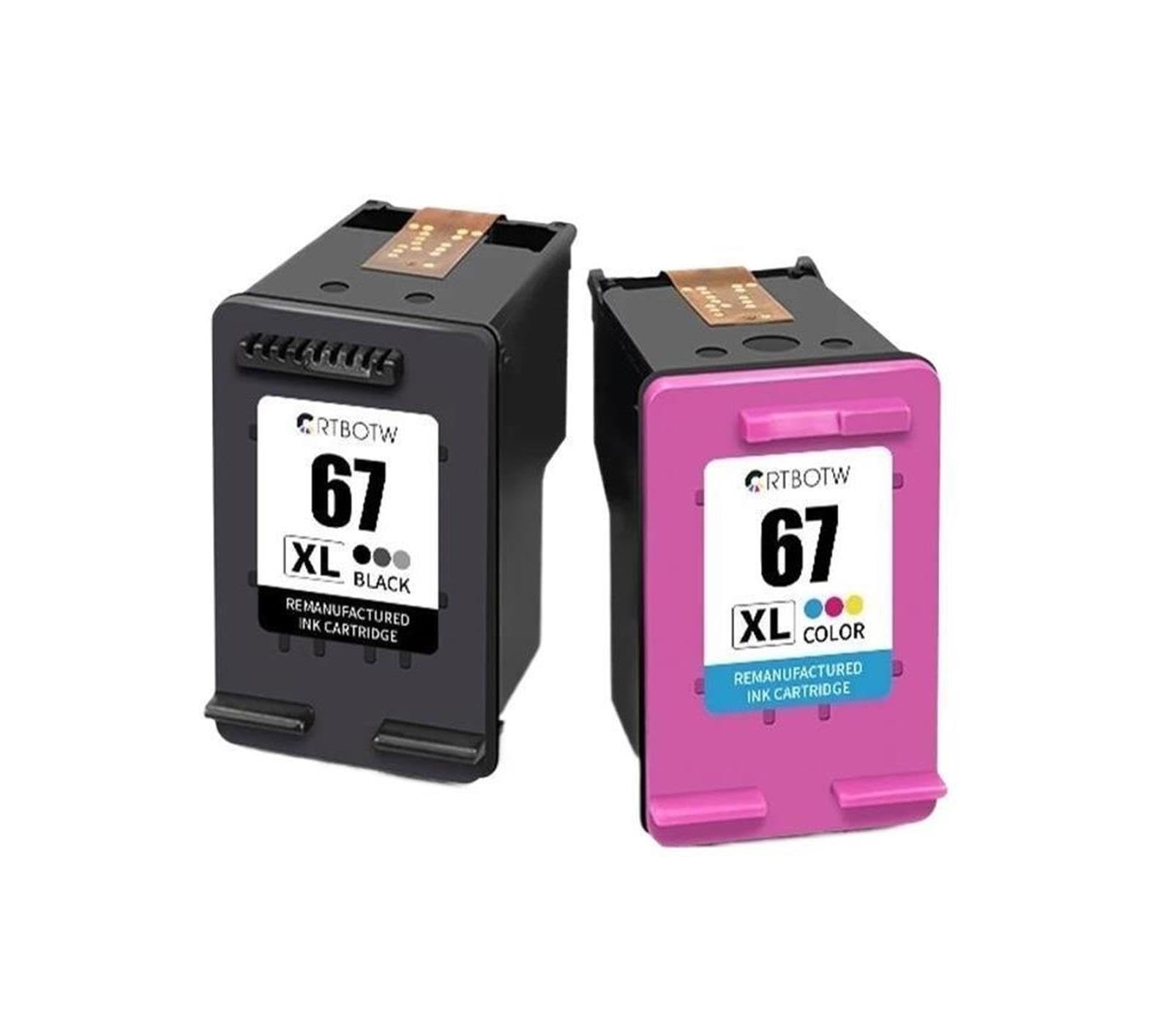 Sostituzione cartuccia d'inchiostro 67XL, compatibile con HP 67 XL
