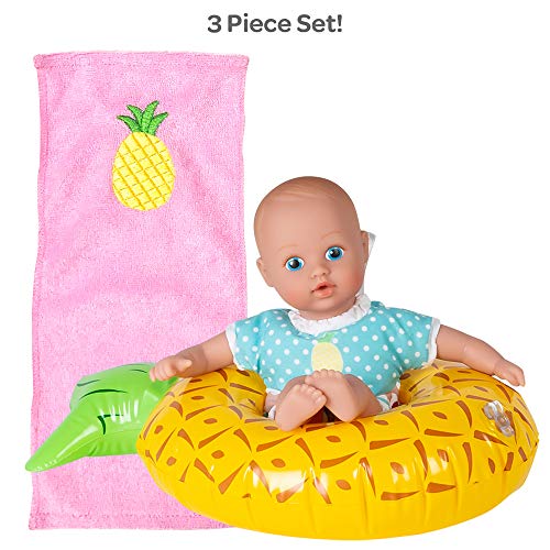 Adora Water Baby Doll, SplashTime Baby Tot Sweet Pineapple 8.5 inch Doll