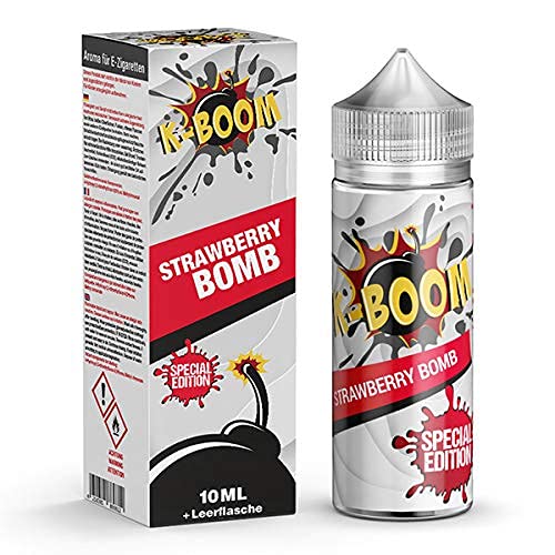 K-Boom Aromakonzentrat Special Edition - Strawberry Bomb 2020, zum Mischen mit Basisliquid für e-Liquid, 0.0 mg Nikotin…