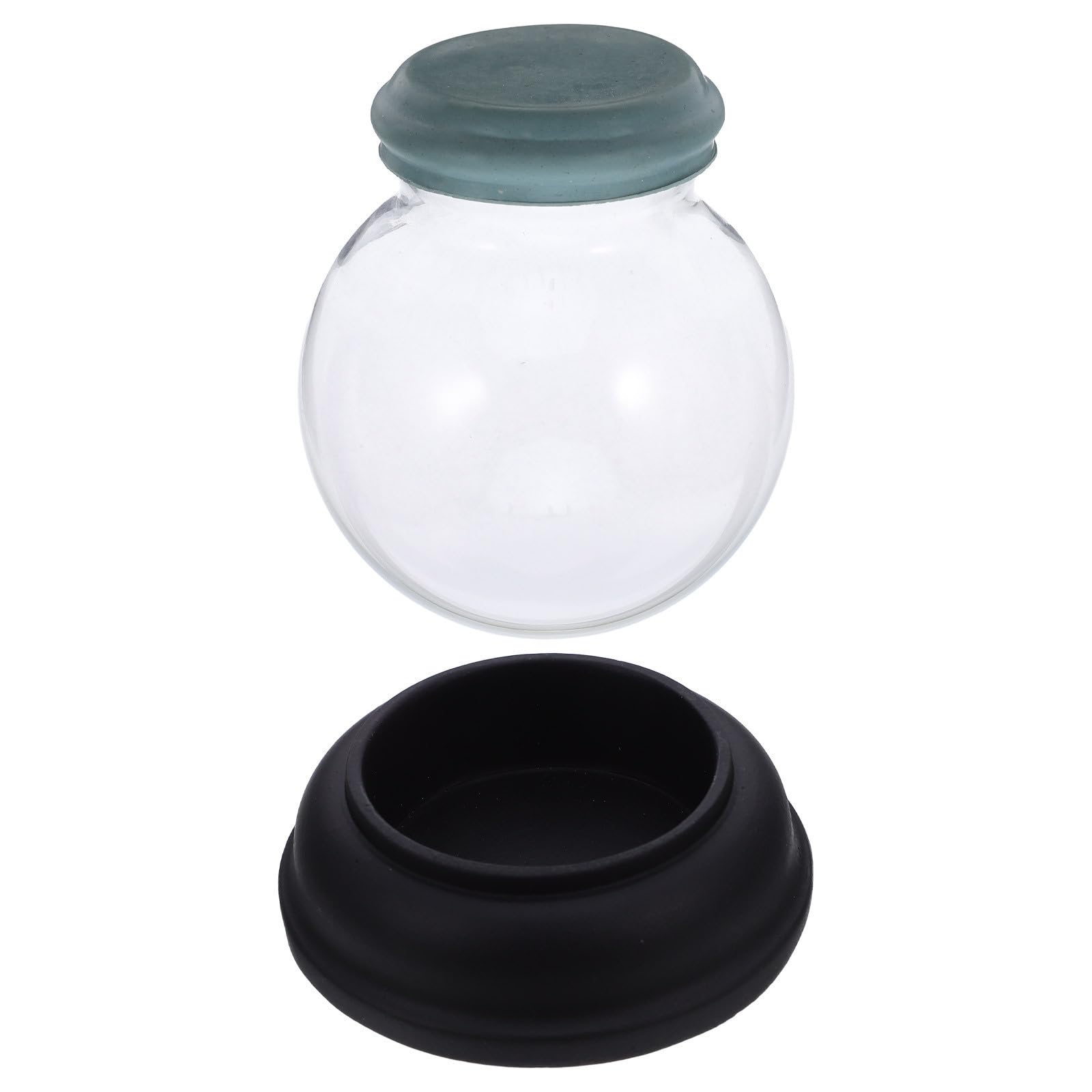 Bola de nieve rellenable transparente con base estanca para manualidades