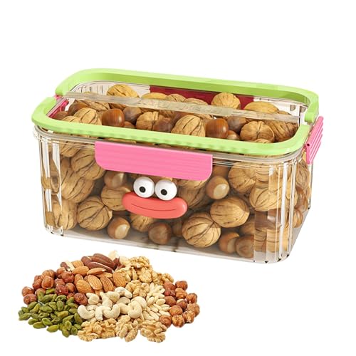 Envase de uva para refrigerador, ahorrador de productos, ahorradores de verduras para bandeja de lechuga, Cuenco de fruta para refrigerador con asa, recipientes para conservar ensalada, recipiente