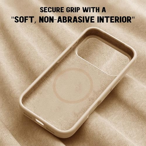 Image of Kratos Soft Silicone Case Cover Compatible with iPhone 17 Pro - Everyday Comfort Protection, Wireless Magnetic Charging Case with Raised Edge Camera & Screen Protection, Shock-Resistant Design