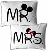 Federa Cuscino Topolino E Minnie - 40x40 Cm, 100% Cotone, Con Cerniera - Foto 7