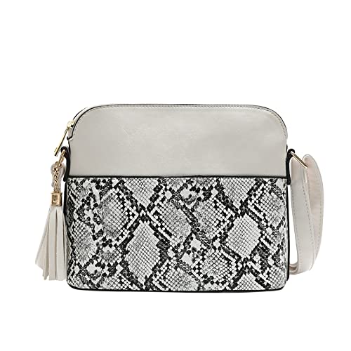 Petit sac à bandoulière femmes messager pompon fermeture éclair chic