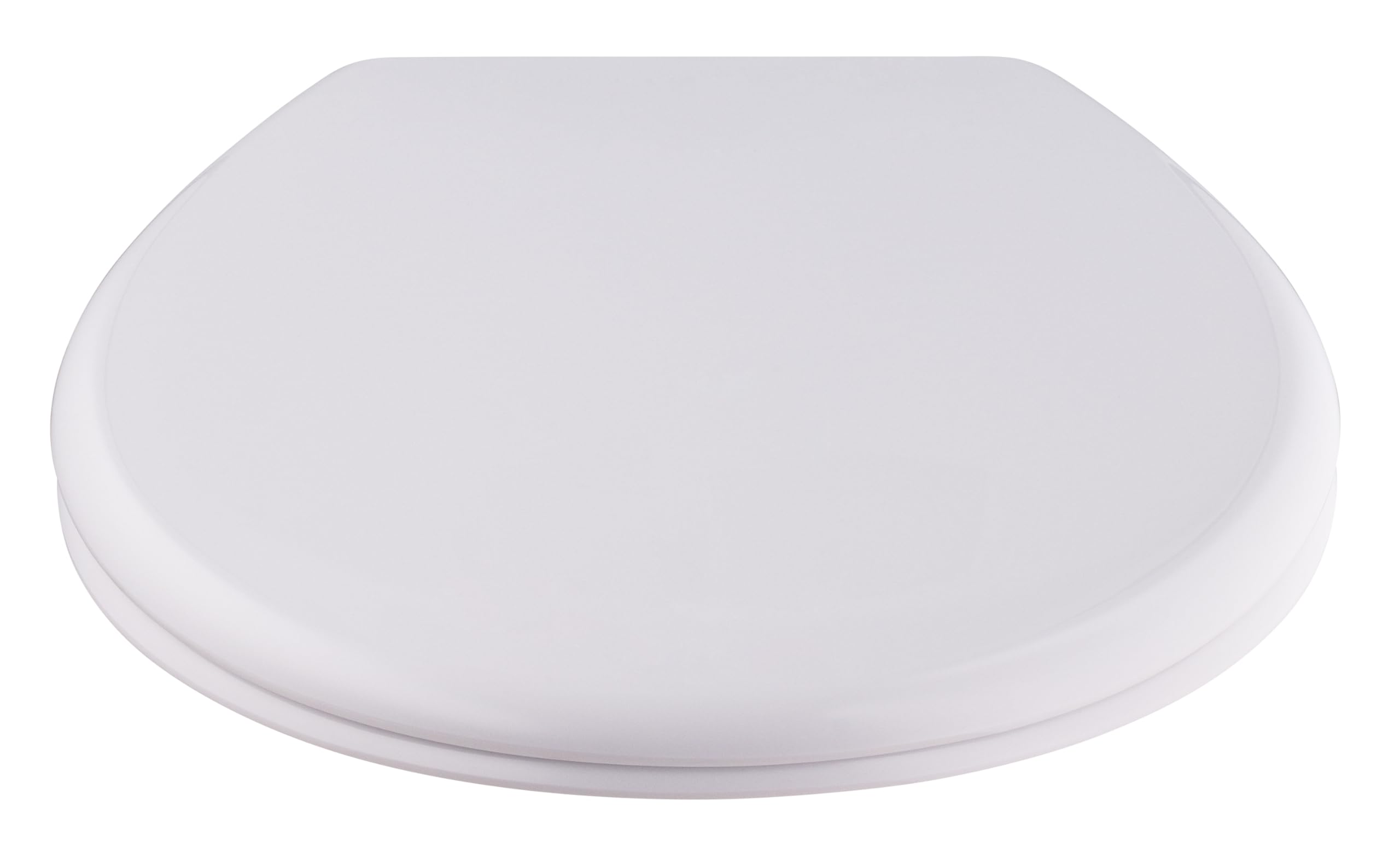 Abattant WC blanc universel clipsable/nettoyage facile - lunette de toilettes frein de chute forme O NOYON & THIEBAULT