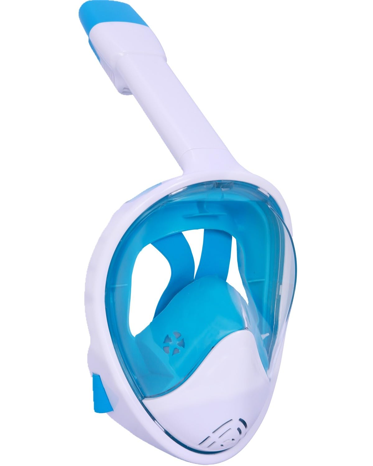 Aprllolg Full Face Diving Mask, Snorkeling Diving Mask for Adults 180° View Professional Snorkel Set with Action Camera Mount for Men,Women(Blue) (Green)