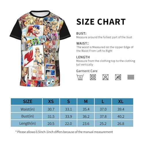 Kids T Shirts for Fairi Tail Top,Casual 3D Printed Short-Sleeve tee for Party4