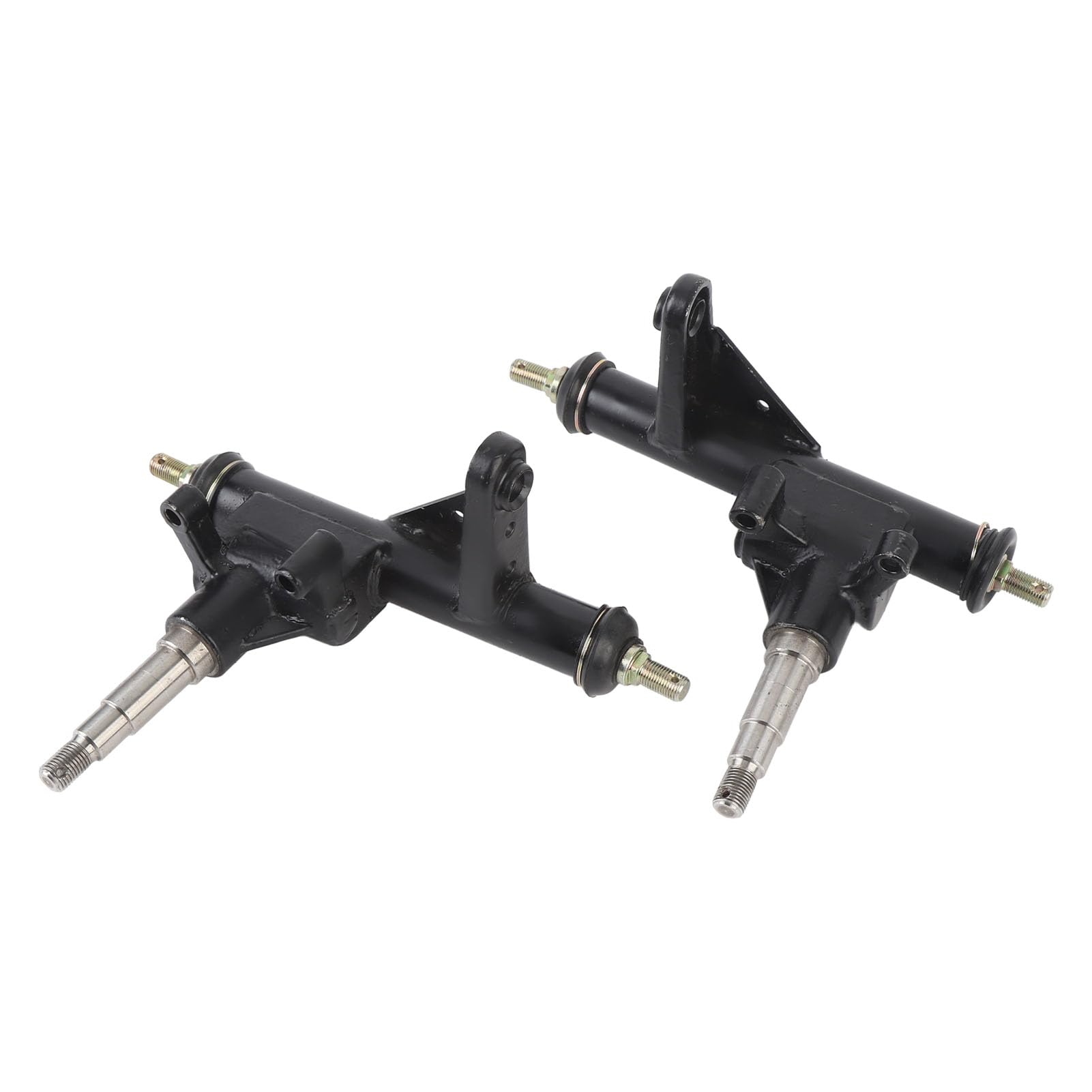 RiToEasysports Perno Puntone Sinistro Destro in Lega di Acciaio per Go Kart Perno Albero da 3,5 Pollici Diametro Esterno 32 Mm con Sterzo Preciso Installazione Facile per Kandi Go Kart Buggy
