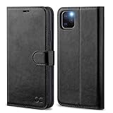 MULTI-FUNKTION: Die iPhone 11 Pro Max Hülle bietet 3 Kartenfächer für Kreditkarten, Ausweise, Visitenkarten und eine Seitentasche für Bargeld, Quittungen und Rechnungen.