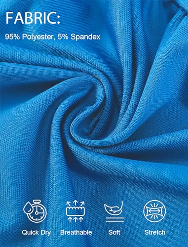 EXARUS 4 Pack Girls Running Athletic Shorts Low Rise/High Waisted Teen Kids Sports Active Basketball Short 6-14Y3