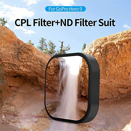 TELESIN ND Filter Set für Neutral Density Filter ND8 ND16 ND32 Objektivfilter 3pcs für GoPro Hero 10/9 black, Camera… – Bild 3
