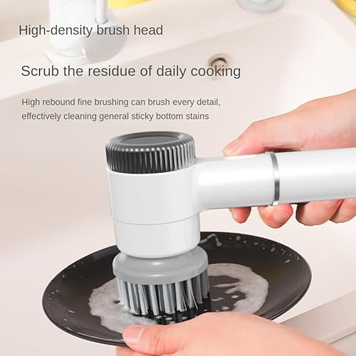 Miniatura 3 de Electric Scrubber Electric Cleaning Brush Cordless Power Scrubber Wih 5 Replace Brush Heads for Bathroom Kitchens