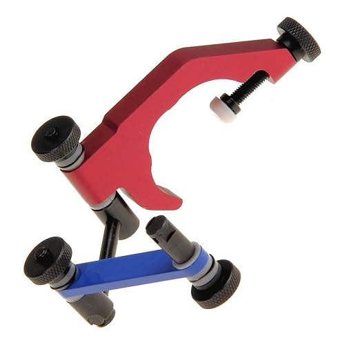 Miniatura 3 de Indicador dial de prueba Anytime Tools 0.0005 pulgadas 0-15-0 y sujetador universal con abrazadera de púas para Bridgeport, diámetro de sujeción de