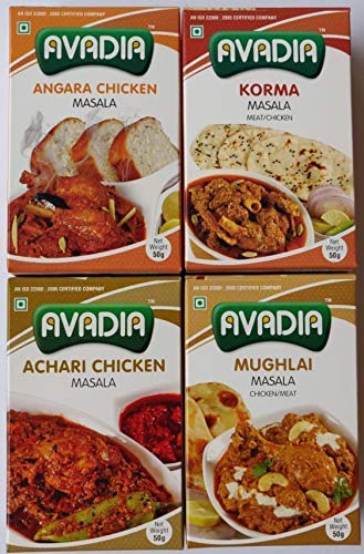Avadia nonveg combo(Angara masala, korma masala, achari masala, mughlai masala)-50gm (B08DXPWDZN) Amazon Price History, Amazon Price Tracker