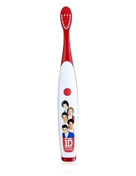 BB One Direction Singing Toothbrush (Live While We're Young) - Red, Soft, Manual, Musical, 1 Count