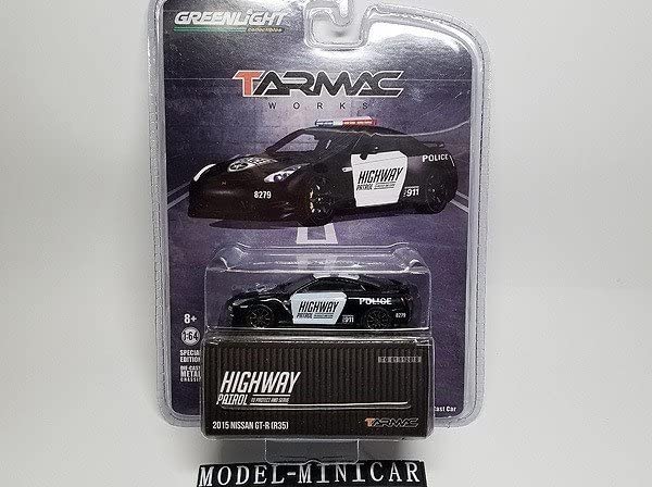Amazon | Tarmac Works 1/64 日産 GTR R35 HIGHWAY PATROL パトカー