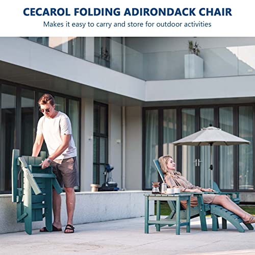 Cecarol Folding Adirondack Chair (1, Blue) #TOP6