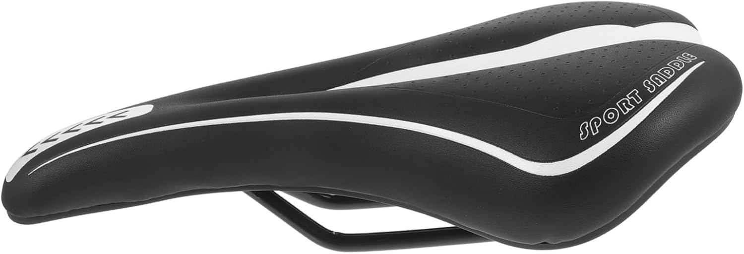 VICASKY Portable Folding Mountain Bike Saddle Cushion Shock Absorbing Lightweight Bike Seat for Road Mountain and Racing Bicycles Easy to Install Comfortable Cycling Seat for Men and Women