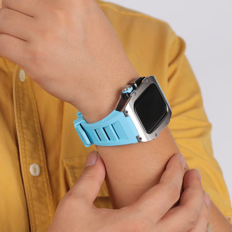 Kit modification titane Apple Watch 45mm look luxe