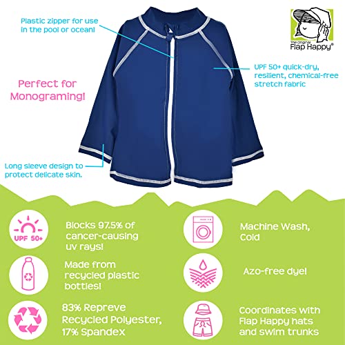 Baby UPF 50+ Zip Front Swim Jacket2