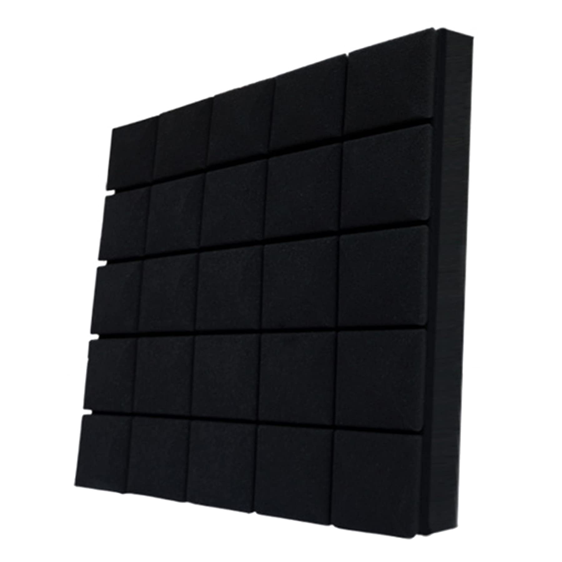 Panele Akustyczne Drum Roomal Panele Akustyczne Gąbka 50x50x5cm Pianka Akustyczna -10 Szt. Pianka Studyjna - Panele O Dużej Gęstości - Pad Studio Piano Room Izolacja Akustyczna(Color:czarny)