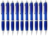StillRich® ergonomische Kugelschreiber 10 Stück, Kugelschreiber hochwertig, mehrfarbiger Kugelschreiber, blauschreibende Premium Kugelschreiberminen für einfaches & weiches schreiben