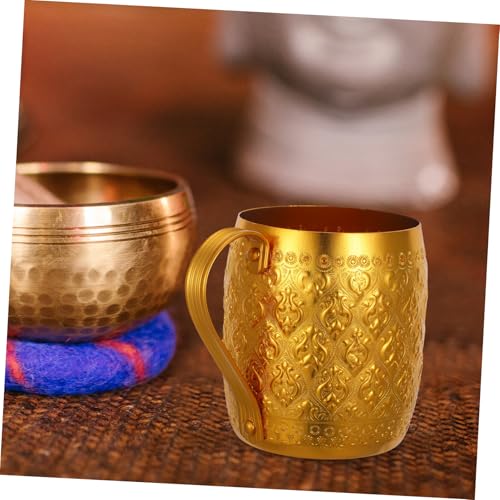 Taza de metal multifunción con diseño de calavera para cocina 6